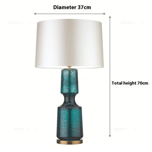 Illuminate Your Space with the Simple Glass Art Table Lamp