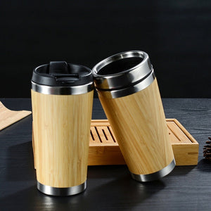 Bamboo Coffee Travel Cup - Sip Sustainably!