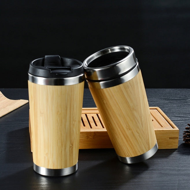 Bamboo Coffee Travel Cup - Sip Sustainably!