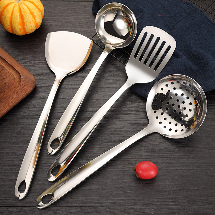 Discover the Ultimate Kitchen Essential: Thickened 430 Stainless Steel Durable Kitchen Utensils Set