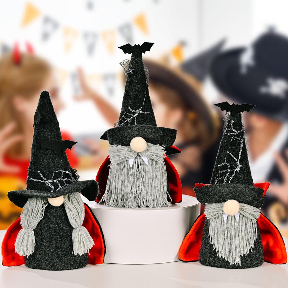Embrace the Halloween Spirit with Handmade Vampire Rudolph Gnomes!