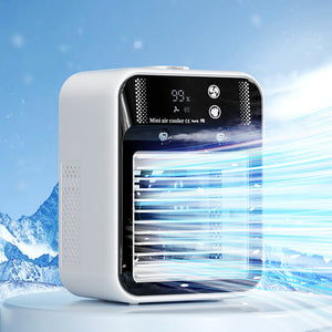 Stay Cool Anywhere with Our Portable Water Cooling Air Conditioner Fan