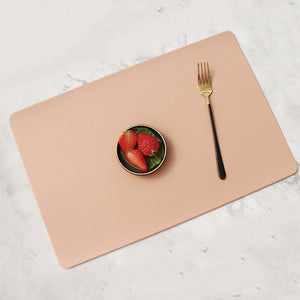Transform Your Dining Experience with Our Imitation Leather Heat Insulation Placemats