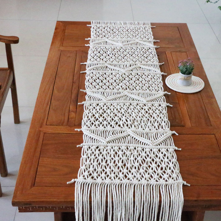 Enhance Your Dining Experience with Our Bohemian Style Hand-woven Table Runner