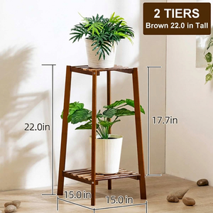 Transform Your Space with the Nordic Wooden Plant Stand