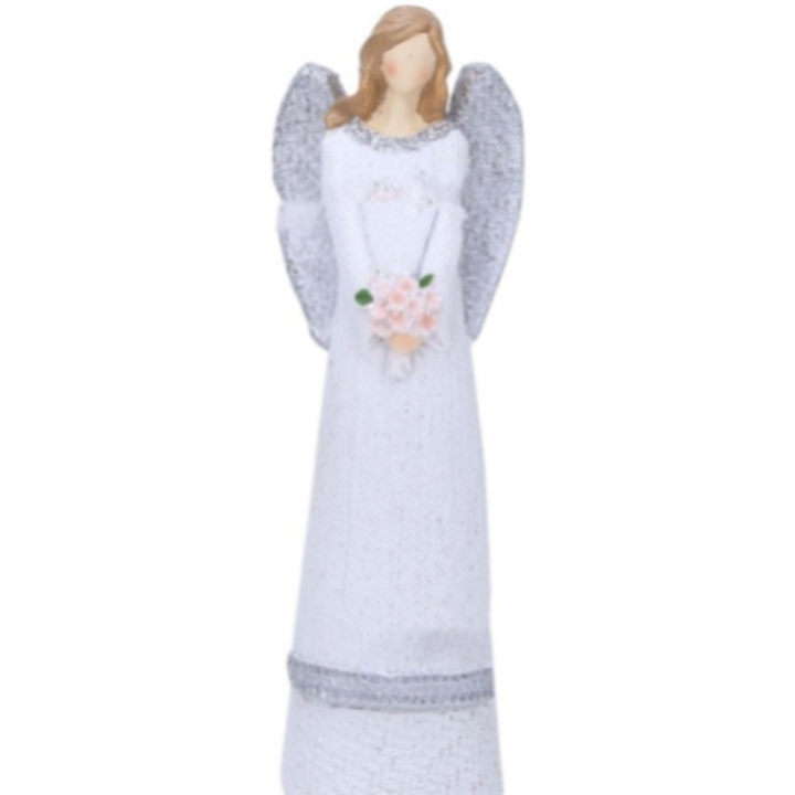 Transform Your Space with the 7.9inches Angel Resin Craft Home Office Decoration Statue