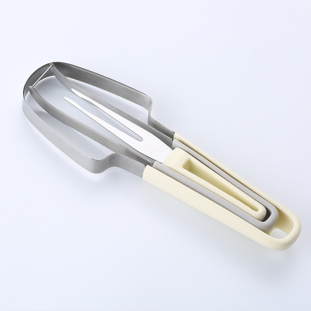 Three In One Stainless Steel Fruit Cutting Kitchen Tool