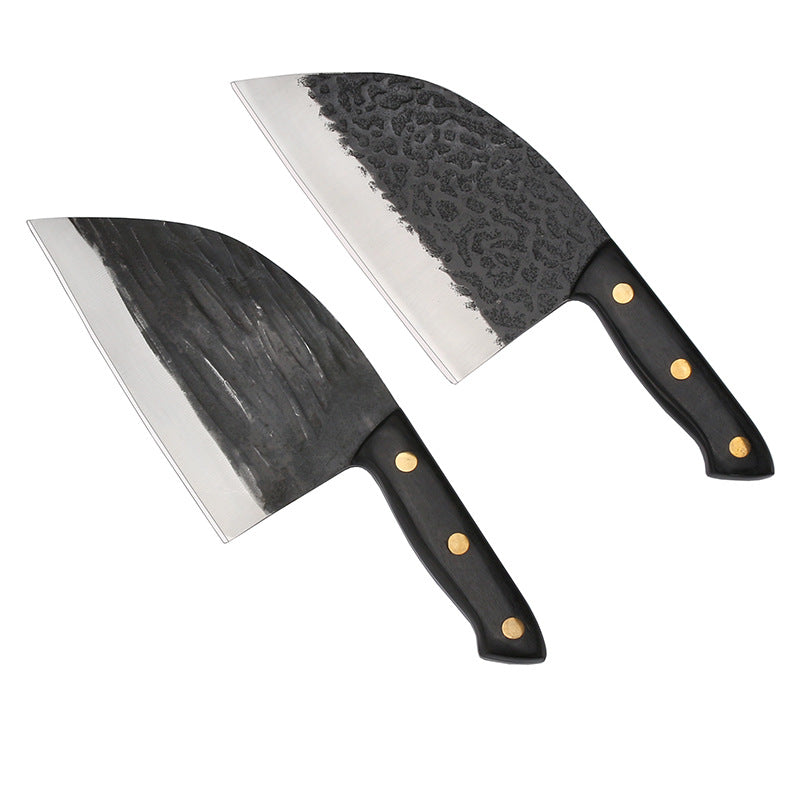 Forged Hammered Stainless Steel Kitchen Knives For Meat And Vegetables
