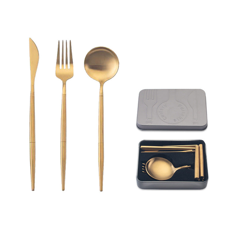 Portable Stainless Steel Travel Cutlery Set