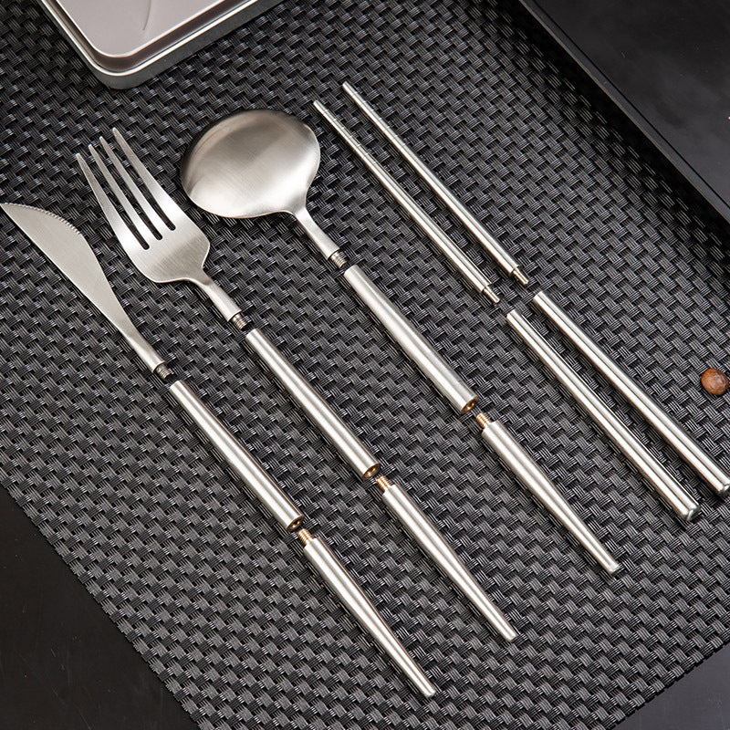 Portable Stainless Steel Travel Cutlery Set
