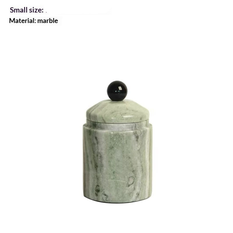 Marble Jar Ornament Decorative Craft Item