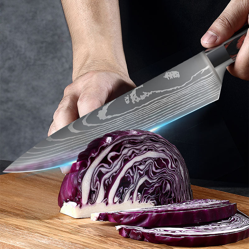 Chef Kitchen Cleaver Slicing Knives Set