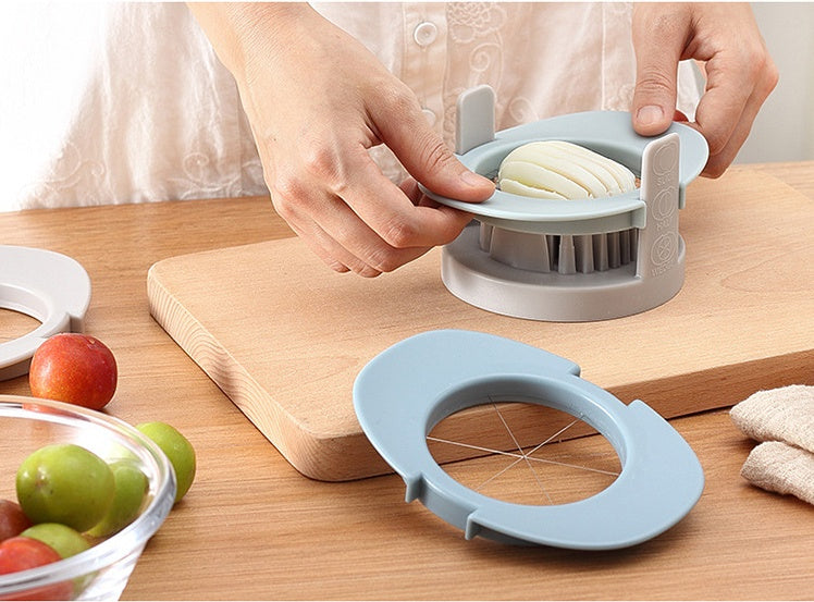 Manual Egg Cutter Kitchen Gadget Slicing Tool