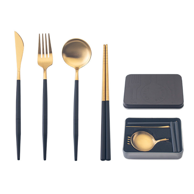 Portable Stainless Steel Travel Cutlery Set