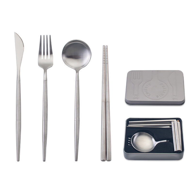 Portable Stainless Steel Travel Cutlery Set