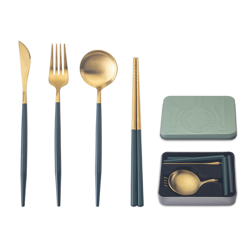 Portable Stainless Steel Travel Cutlery Set