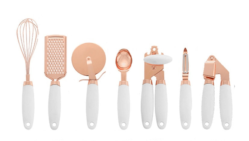 Kitchen Household Peeler Gadget Copper Plating Set