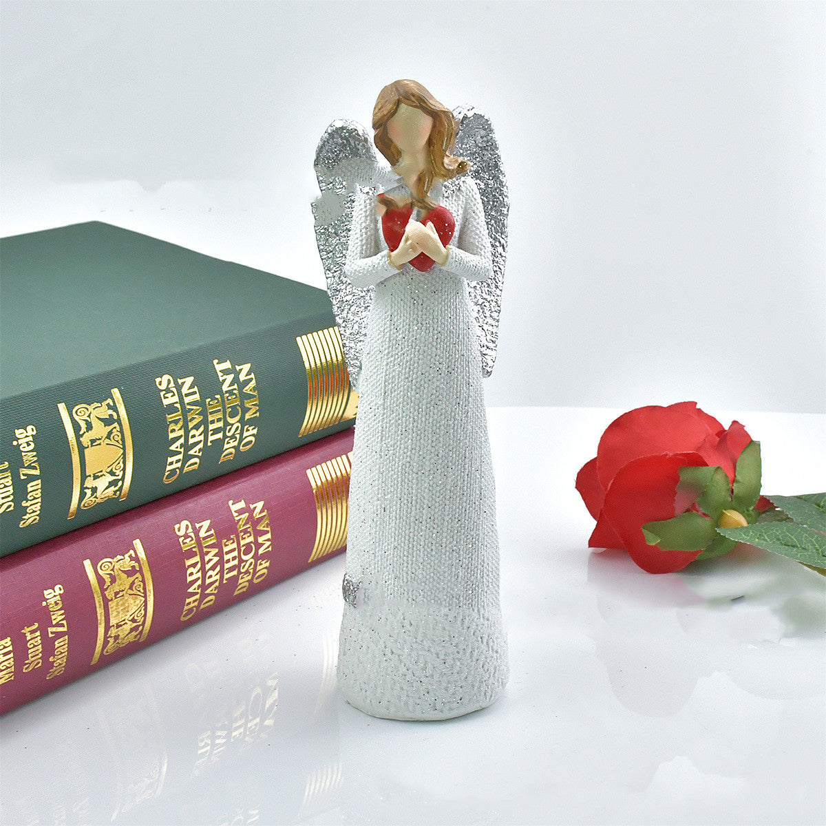 7.9inches Angel Resin Craft Home Office Decoration Statue