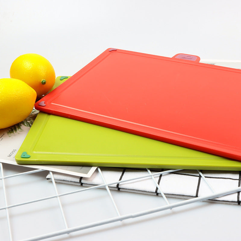 Four Piece Thickened PP Plastic Kitchen Cutting Board Set