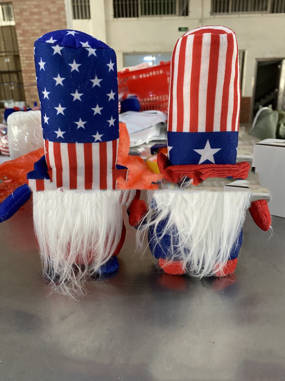 Patriotic Gnome Veterans Day Decor Uncle Sam Style Ornament