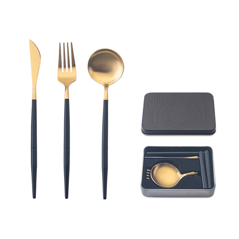Portable Stainless Steel Travel Cutlery Set