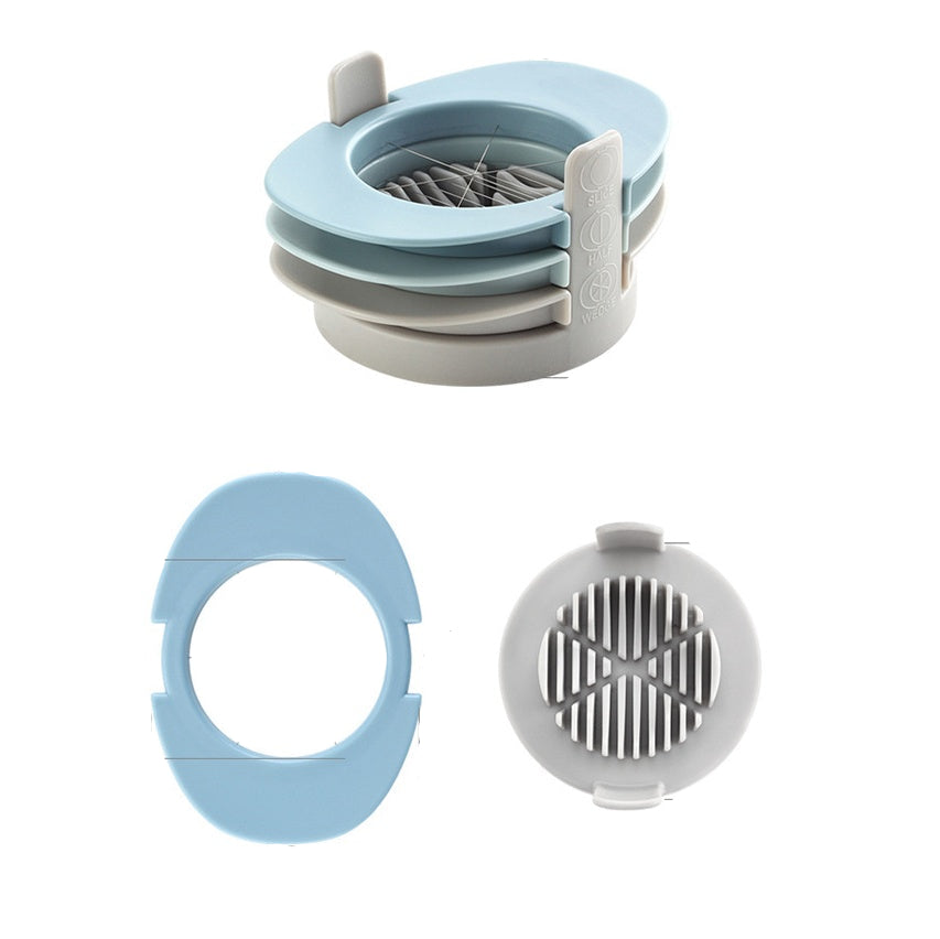 Manual Egg Cutter Kitchen Gadget Slicing Tool