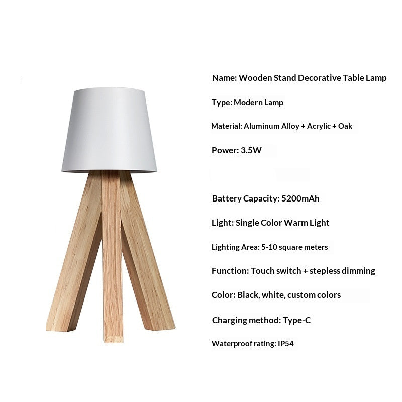 Warm Light LED Desk Lamp For Bedroom Dining Bedside Decor