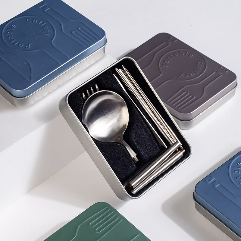 Portable Stainless Steel Travel Cutlery Set