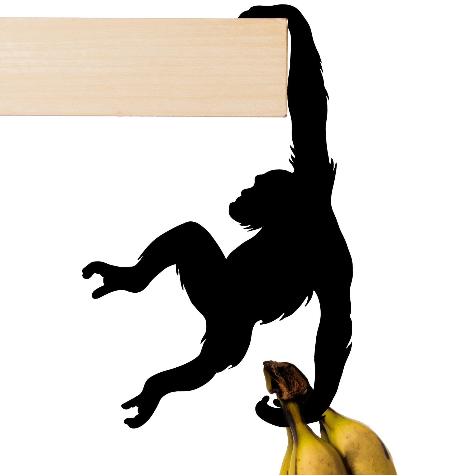 Wooden Monkey Wall Hook For Home Storage And Decoration