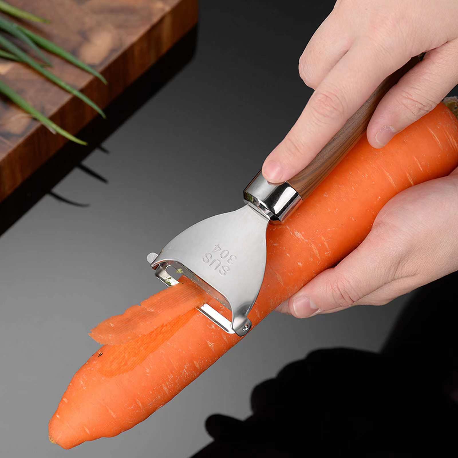 Stainless Steel 304 Fruit Peeling Knife Kitchen Gadget