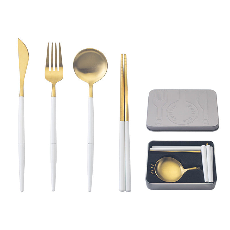 Portable Stainless Steel Travel Cutlery Set