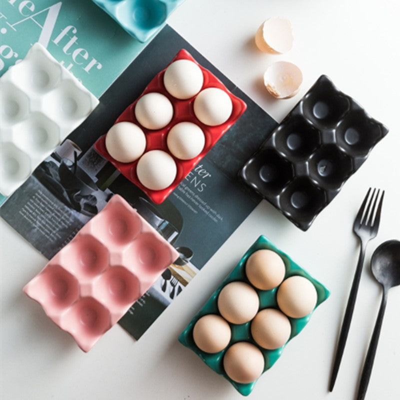 Kitchen Egg Rack Storage Organizer Holder Stand