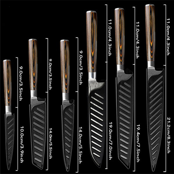 Stainless Steel Kitchen Knife Set