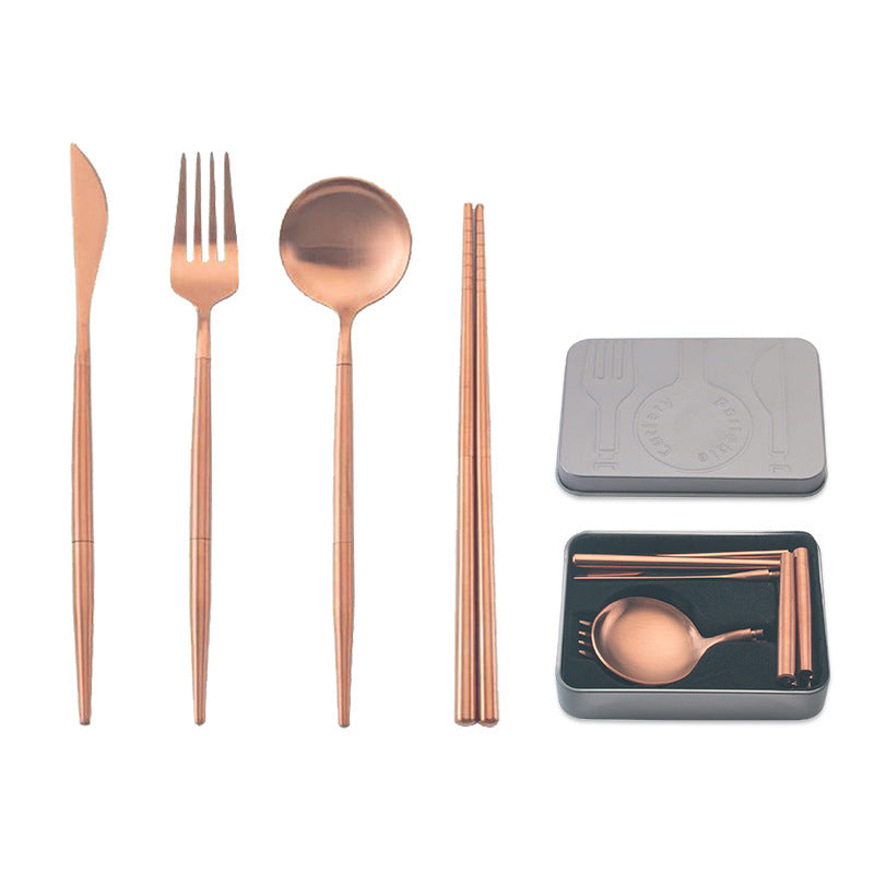 Portable Stainless Steel Travel Cutlery Set