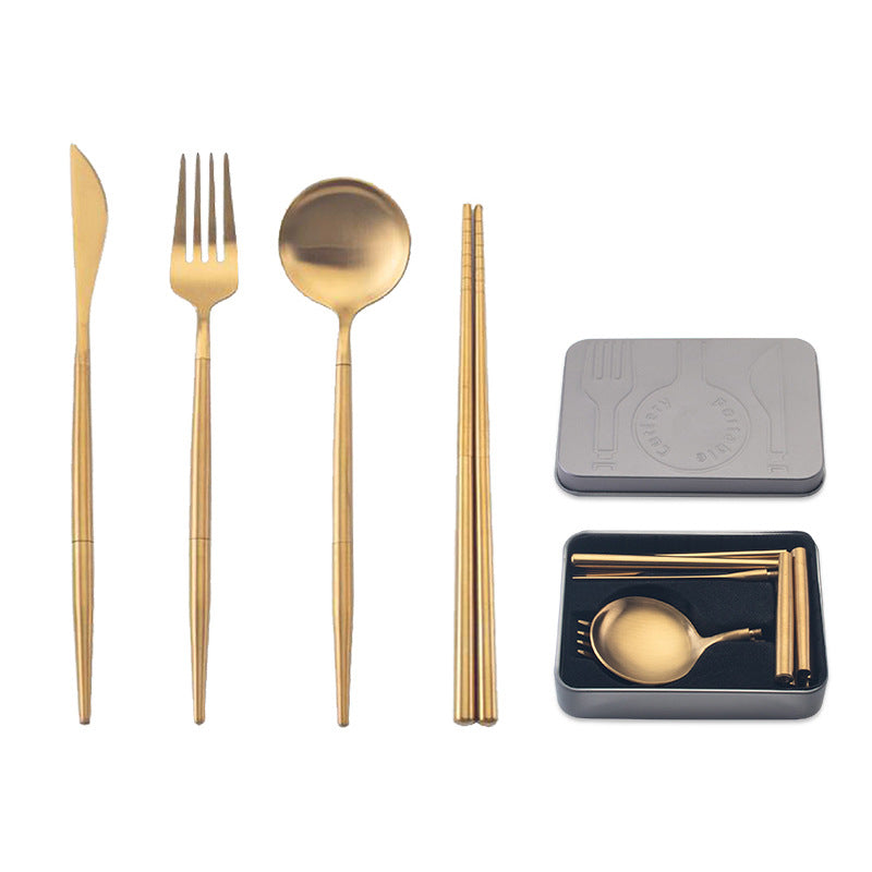 Portable Stainless Steel Travel Cutlery Set