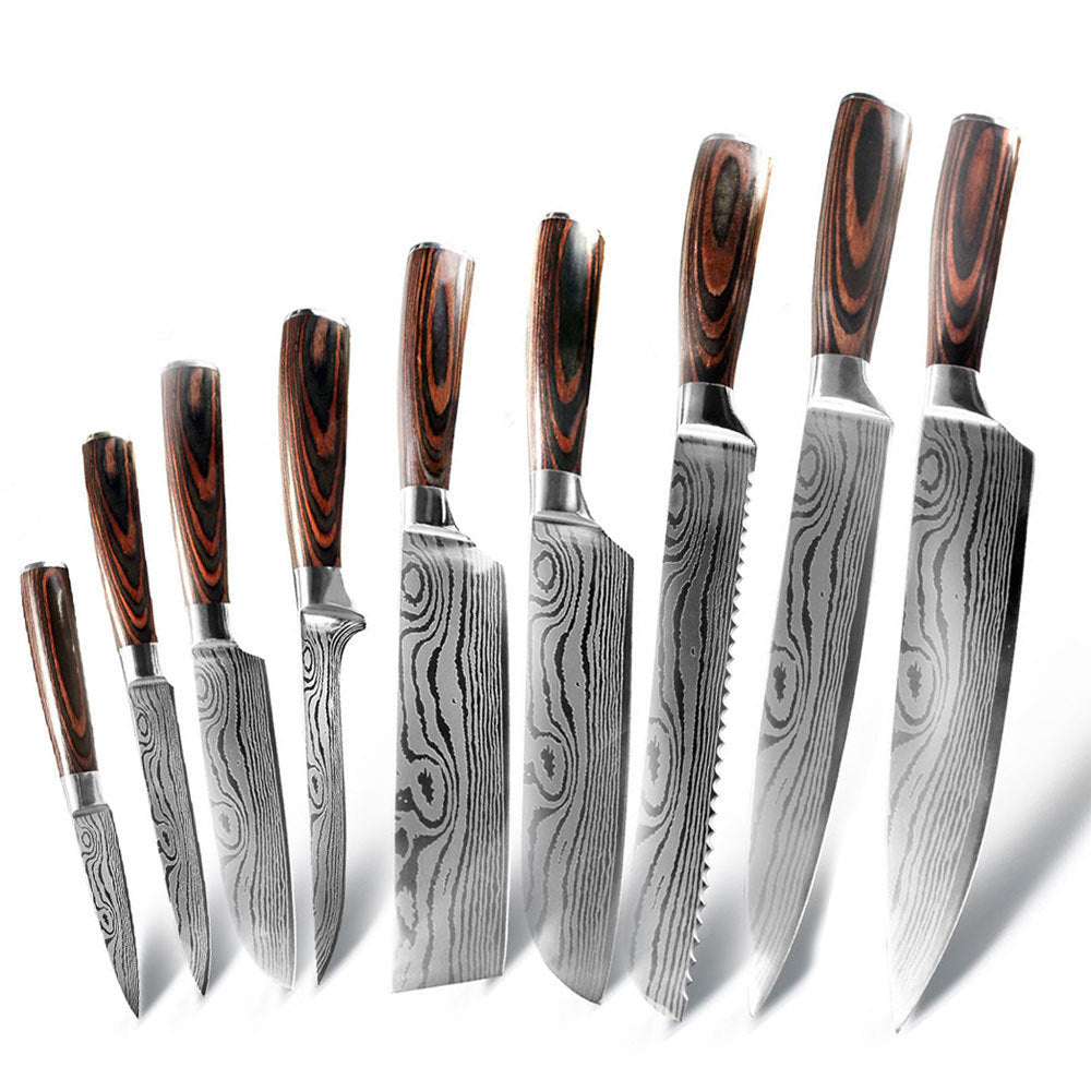 Chef Kitchen Cleaver Slicing Knives Set