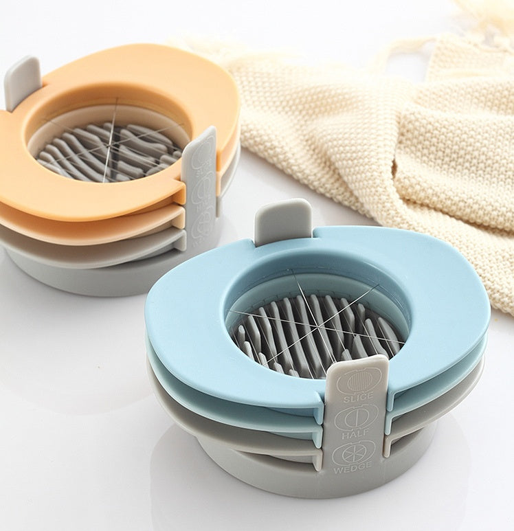 Manual Egg Cutter Kitchen Gadget Slicing Tool