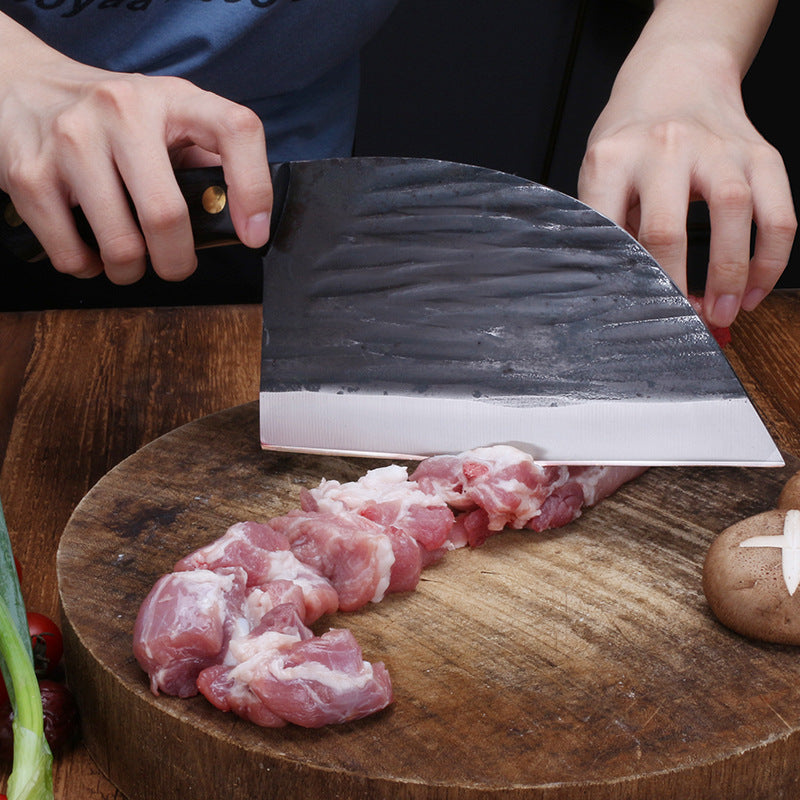 Forged Hammered Stainless Steel Kitchen Knives For Meat And Vegetables