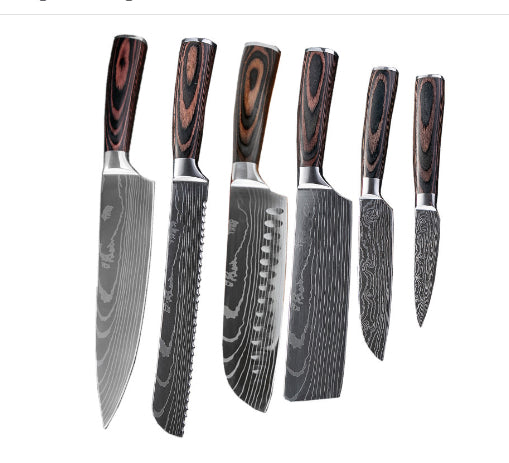 Chef Kitchen Cleaver Slicing Knives Set