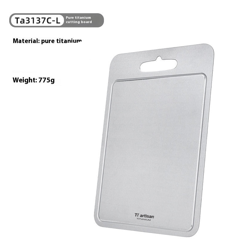 Pure Titanium Thickened Cutting Board With Groove