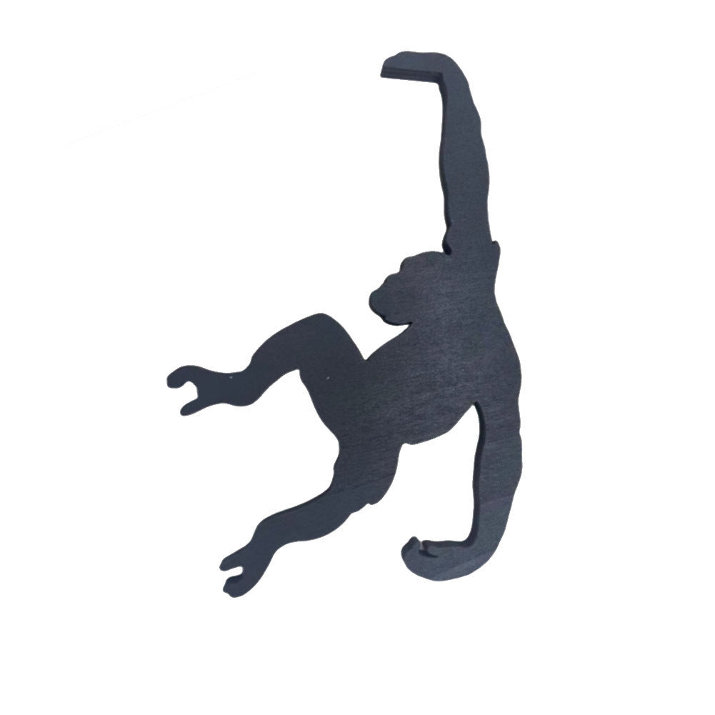 Wooden Monkey Wall Hook For Home Storage And Decoration