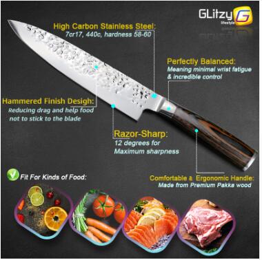 Professional Japanese Chef Kitchen Knife