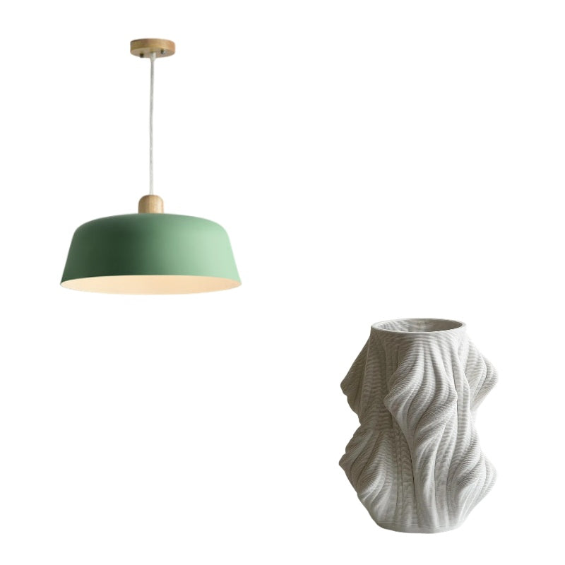 Nordic Wood Pendant Hanging Lamp Kitchen Dining Room Decor