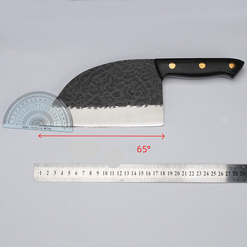 Forged Hammered Stainless Steel Kitchen Knives For Meat And Vegetables