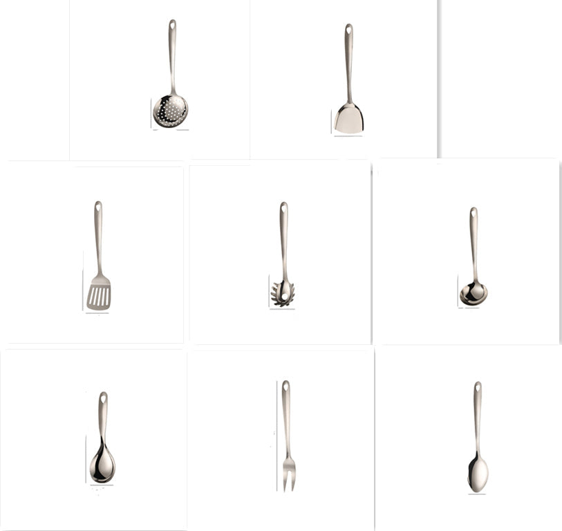 Thickened 430 Stainless Steel Durable Kitchen Utensils Set