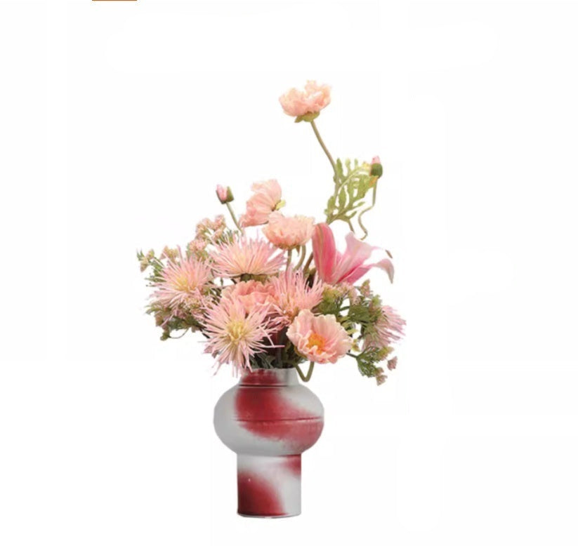 Artificial Greenery Floral Table Vase Dining Table Decor