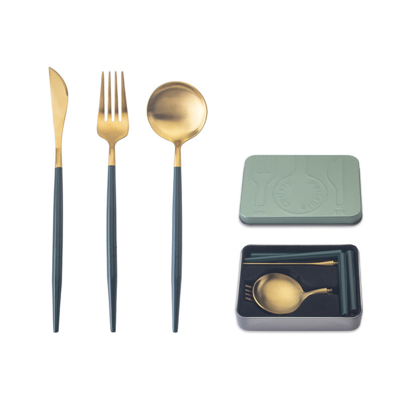 Portable Stainless Steel Travel Cutlery Set