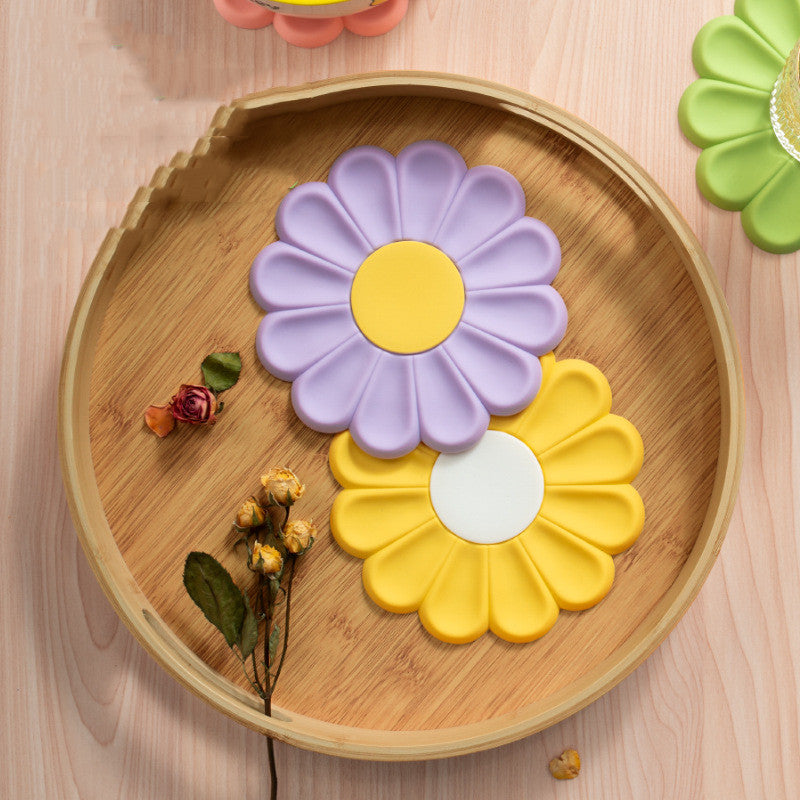 Daisy Flower Silicone Placemat For Kitchen And Home Decor