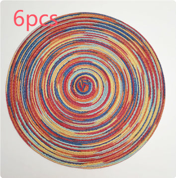 Western Style Heat Proof Placemat Coaster Set Home Decor