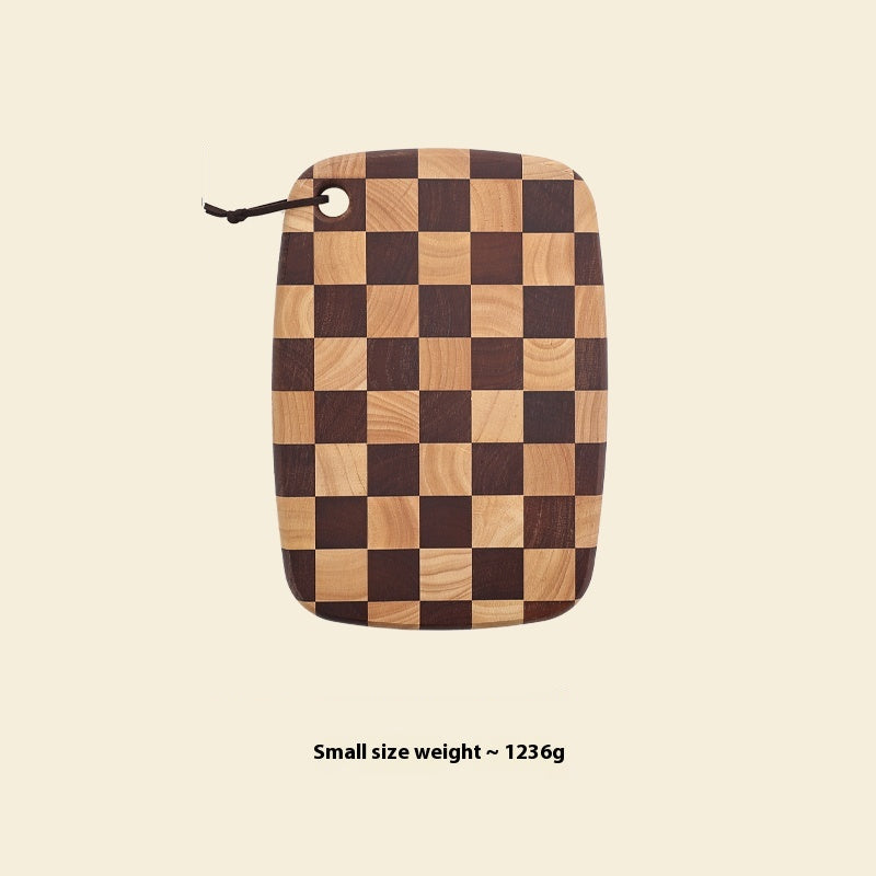 Acacia Mangium Solid Wood Grid Cutting Board